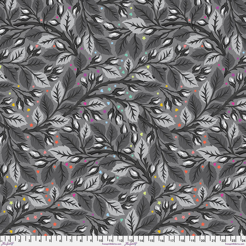 Wolf of Pink Street - Carbon || Graywork - FreeSpirit Fabrics