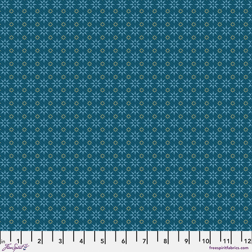Celebrate - Blue || Primitive Cloth - FreeSpirit Fabrics