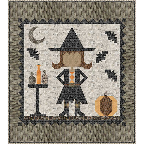 Tim Holtz Palette Seasonal Halloween - Little Witch Quilt Tim Holtz Palette Seasonal Halloween - Little Witch Quilt