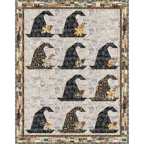 Tim Holtz Palette Seasonal Halloween - Witch's Hat Quilt Tim Holtz Palette Seasonal Halloween - Witch's Hat Quilt