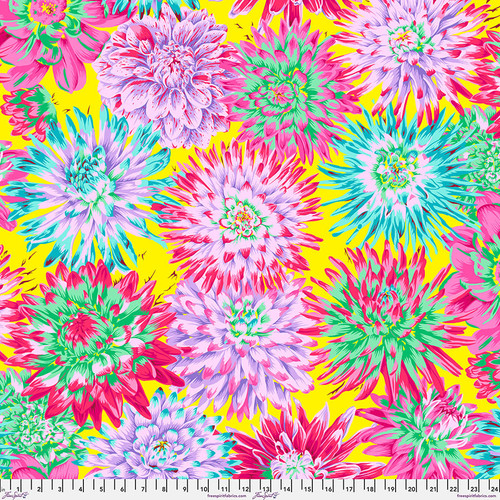 FreeSpirit Fabrics | Cactus Dahlia - Red| Kaffe Fassett Collective
