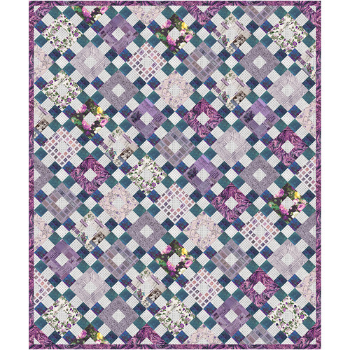 Tim Holtz Palette Purple - The Lydia Quilt Tim Holtz Palette Purple - The Lydia Quilt