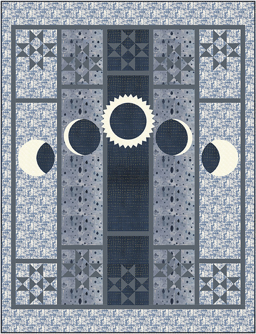 Sarah Sczepanski Artxtiles - Eclipse Sky Quilt