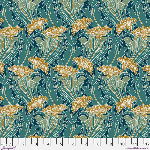 Laceflower - Teal || Lodden Laceflower - Teal || Lodden