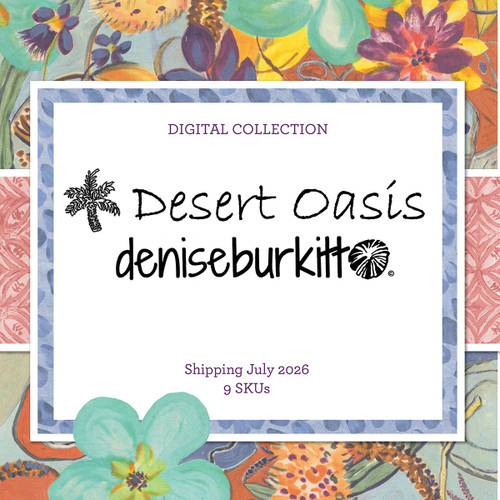Desert Oasis by Denise Burkitt