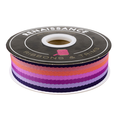 Smooth Sailing in Ultraviolet - 1-1/2"  Webbing - 3yd Pack