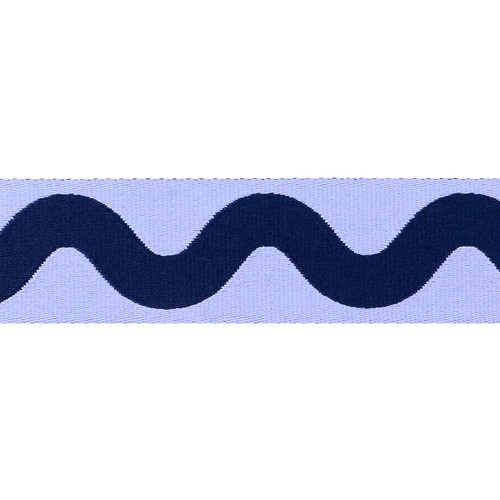 Big Squiggle in Marine - 1-1/2"  Webbing - 3yd Pack