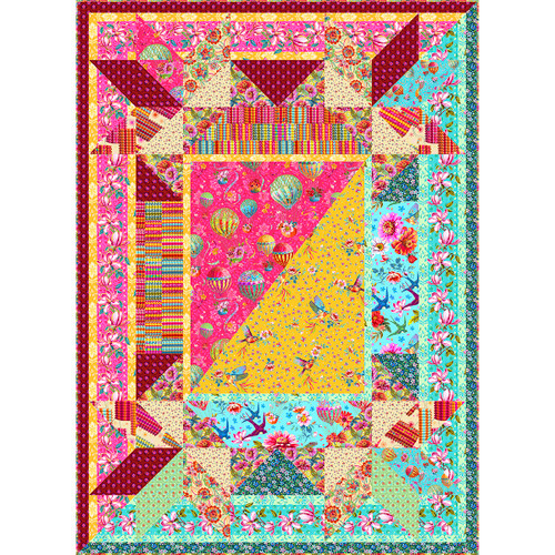 Odile Bailloeul - Diagonal Patch Quilt