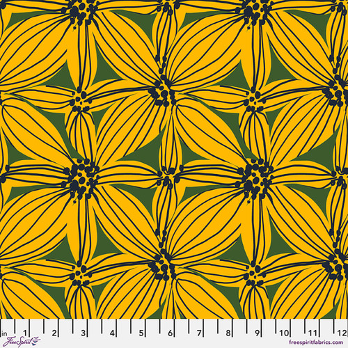 Sunburst Blossoms - Golden || Echoes in Colour