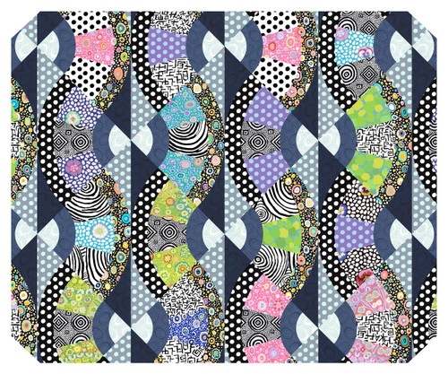 Contrast Fanfare - Fabric Pack || Kaffe Fassett Collective