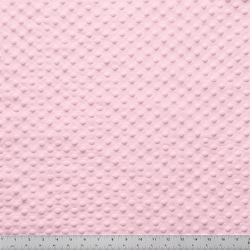 MINKY DOT - 58/60" CANDY PINK