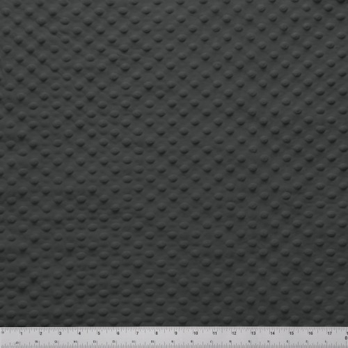 MINKY DOT - 58/60" CHARCOAL