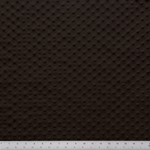 MINKY DOT - 58/60" DK CHOCOLATE