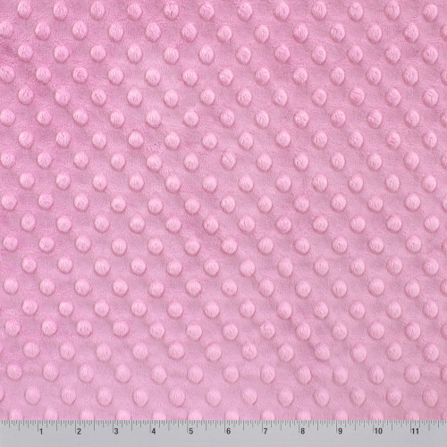 MINKY DOT - 58/60" DUSTY ROSE