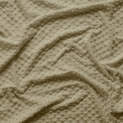 MINKY DOT - 58/60" MOCHA