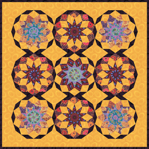 Kaffe Fassett - Starflower Wall Hanging - Warm