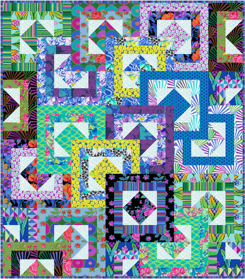 Kaffe Fassett Collective - All Stacked Up Quilt - Cool