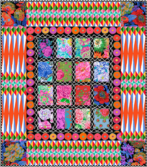 Kaffe Fassett Collective - Garden Plots Quilt