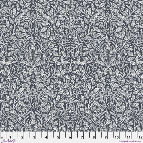 Pure Acorn - Charcoal || Morden Cotton Lawn