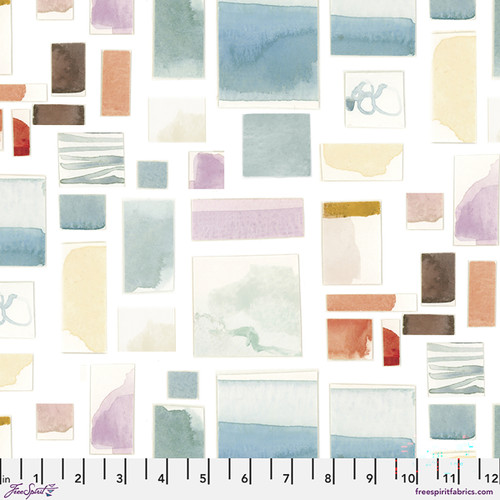 Watercolor Mosaic - Turq Multi || Saltwater