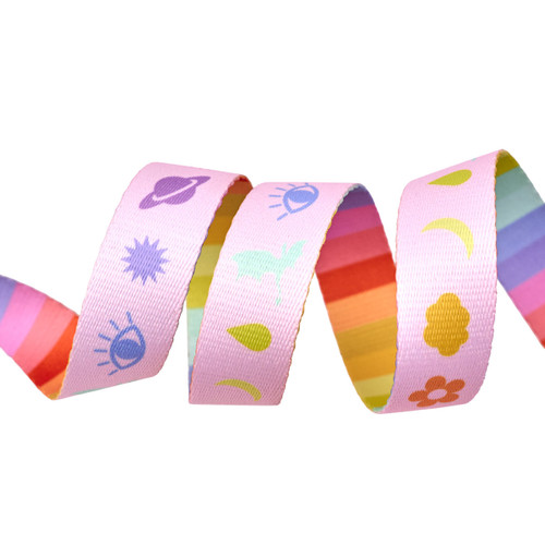 Charmed Webbing 1"-Wild Orchid