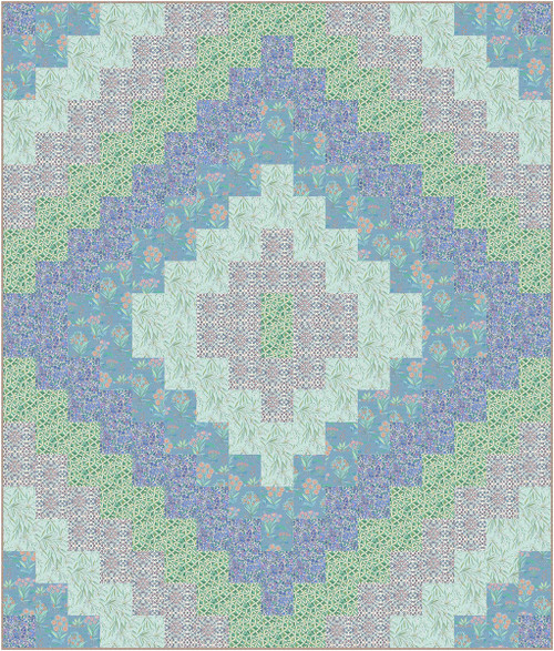 Helen Prior - Brickyard Quilt Blue