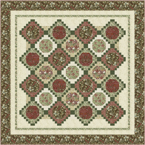 The Original Morris & Co. - Trellis Garden Quilt Light