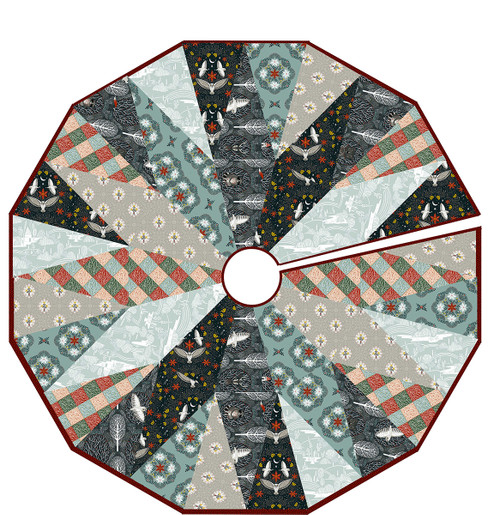 Cori Dantini - Over Under Table Topper or Tree Skirt Silent Night
