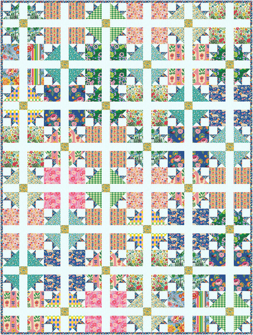 August Ellery - Meadows Quilt in Aqua