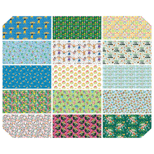 Bloom Where You're Planted - 10" Charm Pack || Bloom Where You're Planted