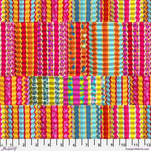 Zig Zag - Bright || Festival Cotton Lawn
