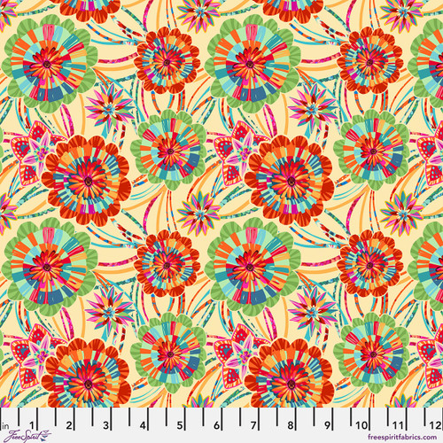 Rosettes - Cream || Festival Cotton Lawn