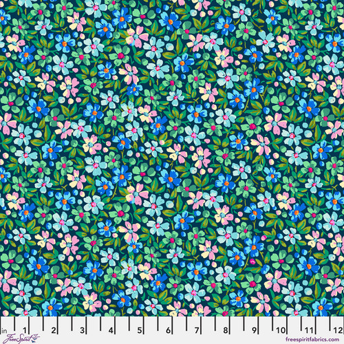 Myosotis - Blue || Festival Cotton Lawn