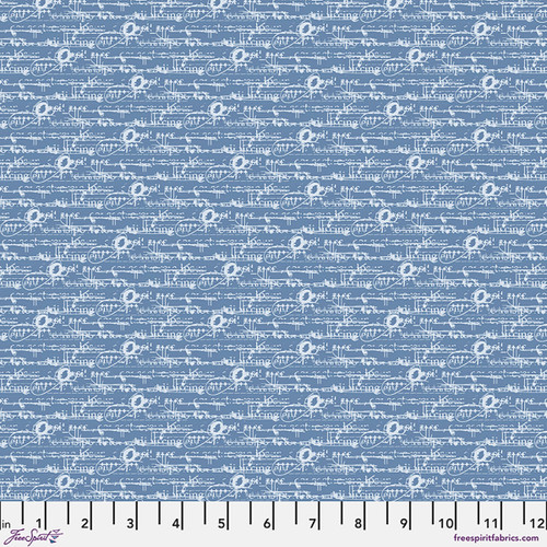 Scripted - Denim || Stamped Blueprint