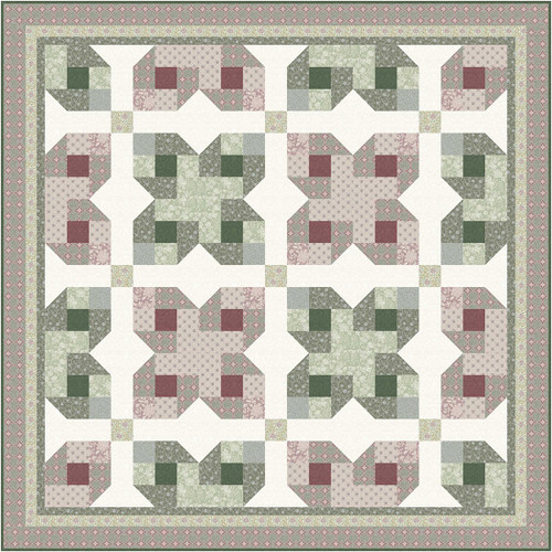 Lillian August - Farmhouse Flowers Quilt