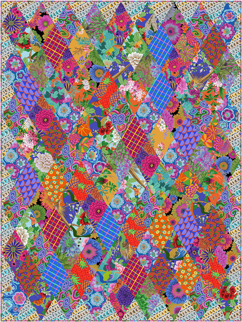 Kaffe Fassett Collective - Glow Up Quilt Blue