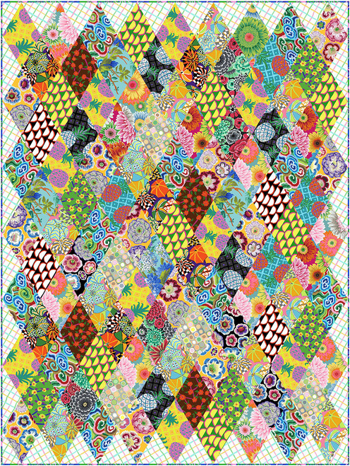 Kaffe Fassett Collective - Glow Up Quilt Bright