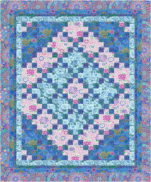 Kaffe Fassett - Round and Round Quilt Cool