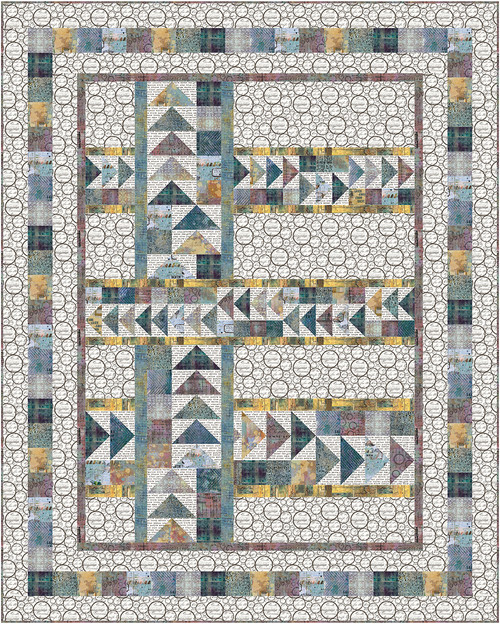Seth Apter - Connecting Geese Quilt Light