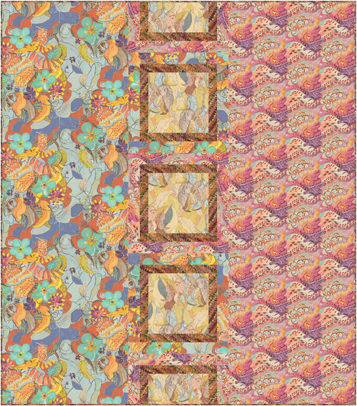 Denise Burkitt - Sunset in the Oasis Quilt