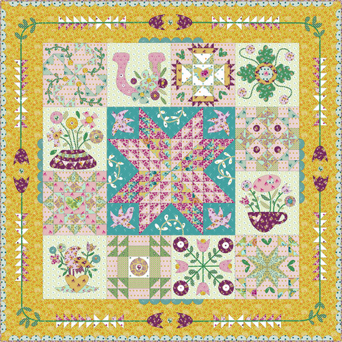 Hannah's Sampler BOM - Fabric  Pack || Memory Lane