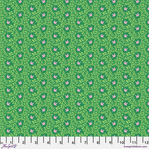 Bluebird of Happiness - Green || Old Quilts, New Life