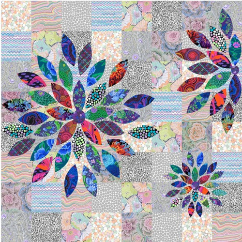 Scrap Petal Garden (Light) Quilt Kit || Kaffe Fassett Collective