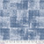 Parquet - Sky || Stamped Blueprint Cotton Duck
