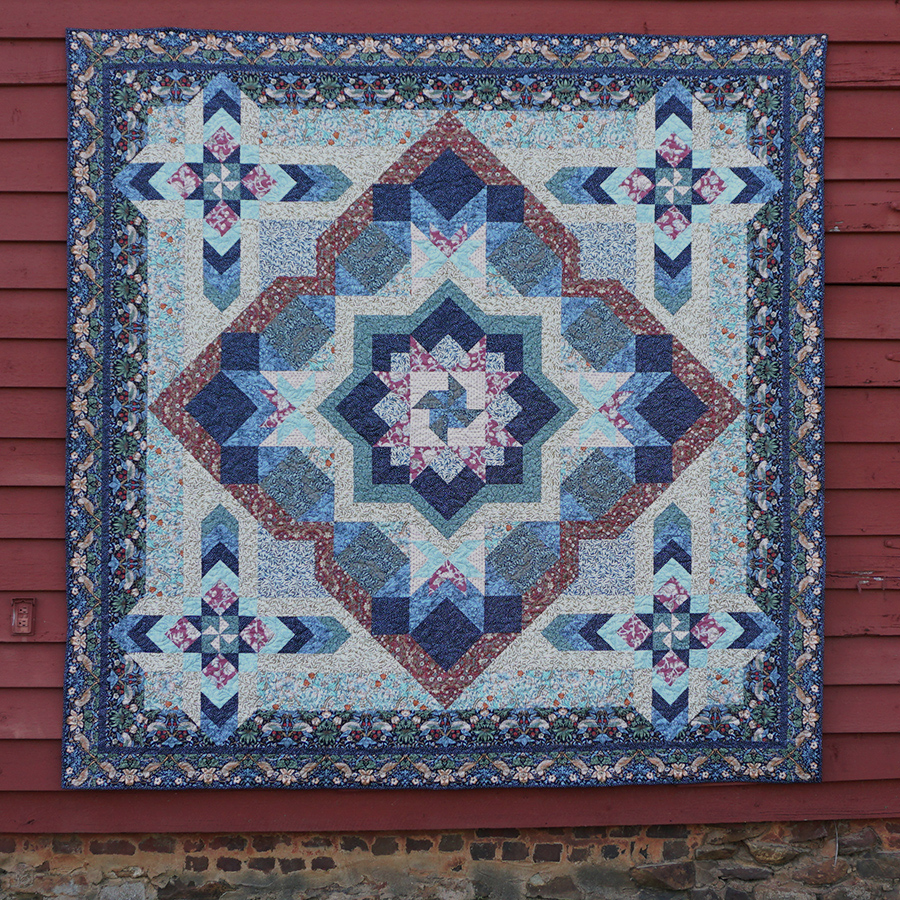 Freespirit Fabrics Be Inspired Morris Medley Quilt Block Of The Month