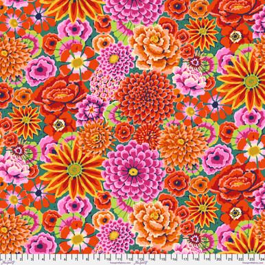 FreeSpirit Fabrics | Enchanted - Red | Kaffe Fassett Collective