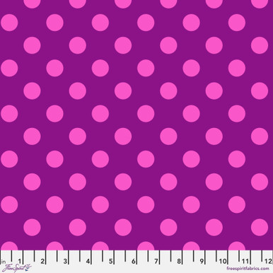 FreeSpirit Fabrics | Pom Poms - Foxglove| True Colors|Tula Pink