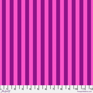 FreeSpirit Fabrics | Tent Stripe - Foxglove| True Colors|Tula Pink