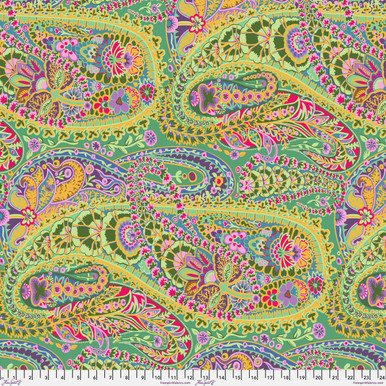 FreeSpirit Fabrics | Paisley Jungle - Green| Kaffe Fassett