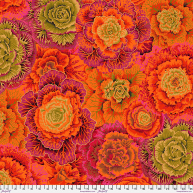 FreeSpirit Fabrics | Brassica - Rust| Kaffe Fassett Collective